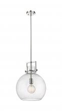  411-1SL-PN-G410-14SDY - Newton Sphere - 1 Light - 14 inch - Polished Nickel - Pendant