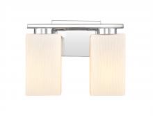 Innovations Lighting 419-2W-PC-W - Juneau - 2 Light - 11 inch - Polished Chrome - Bath Vanity Light