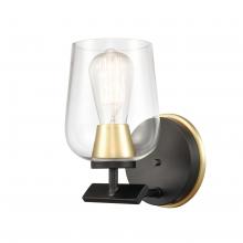 Innovations Lighting 420-1W-BSB-CL - Remy - 1 Light - 5 inch - Black Satin Brass - Bath Vanity Light