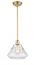  422-1S-SB-10SDY - Luna - 1 Light - 11 inch - Satin Brass - Mini Pendant