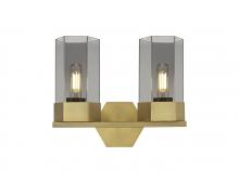  427-2W-BB-G427-9SM - Claverack - 2 Light - 13 inch - Brushed Brass - Bath Vanity Light