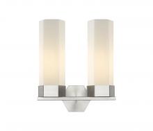 Innovations Lighting 427-2W-SN-G427-14WH - Claverack - 2 Light - 13 inch - Satin Nickel - Bath Vanity Light