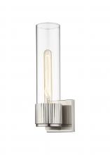  428-1W-SN-G428-12CL - Bolivar - 1 Light - 5 inch - Satin Nickel - Sconce