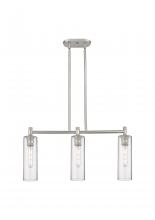 Innovations Lighting 434-3I-SN-G434-12SDY - Crown Point - 3 Light - 31 inch - Satin Nickel - Island Light