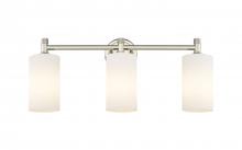 Innovations Lighting 434-3W-PN-G434-7WH - Crown Point - 3 Light - 24 inch - Polished Nickel - Bath Vanity Light