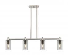 Innovations Lighting 434-4I-SN-G434-7SM - Crown Point - 4 Light - 44 inch - Satin Nickel - Island Light