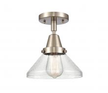 Innovations Lighting 447-1C-SN-G4474-LED - Caden - 1 Light - 8 inch - Brushed Satin Nickel - Flush Mount