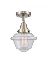 Innovations Lighting 447-1C-SN-G534-LED - Oxford - 1 Light - 8 inch - Brushed Satin Nickel - Flush Mount