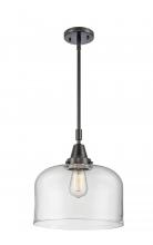  447-1S-BK-G72-L - Bell - 1 Light - 12 inch - Matte Black - Mini Pendant