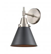  447-1W-SN-M13-BK - Appalachian - 1 Light - 8 inch - Satin Nickel - Sconce