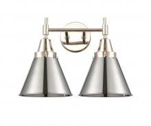  447-2W-PN-M13-PN - Appalachian - 2 Light - 17 inch - Polished Nickel - Bath Vanity Light