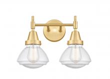 Innovations Lighting 447-2W-SG-G324-LED - Olean - 2 Light - 16 inch - Satin Gold - Bath Vanity Light