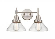  447-2W-SN-CL-LED - Caden - 2 Light - 17 inch - Satin Nickel - Bath Vanity Light