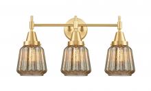 Innovations Lighting 447-3W-SG-G146-LED - Chatham - 3 Light - 24 inch - Satin Gold - Bath Vanity Light