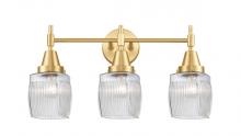 Innovations Lighting 447-3W-SG-G302-LED - Colton - 3 Light - 24 inch - Satin Gold - Bath Vanity Light