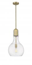  492-1S-BB-G584-12 - Amherst - 1 Light - 12 inch - Brushed Brass - Stem hung - Mini Pendant