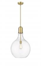  492-1S-SG-G582-16 - Amherst - 1 Light - 16 inch - Satin Gold - Stem hung - Pendant