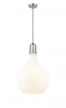  492-1S-SN-G581-16 - Amherst - 1 Light - 16 inch - Brushed Satin Nickel - Stem hung - Pendant