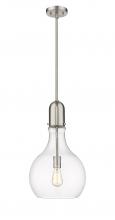  492-1S-SN-G582-12 - Amherst - 1 Light - 12 inch - Brushed Satin Nickel - Stem hung - Mini Pendant