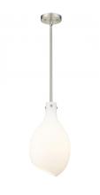  493-1S-SN-G551-9 - Norwalk - 1 Light - 9 inch - Brushed Satin Nickel - Stem hung - Mini Pendant