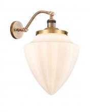  515-1W-BB-G661-12 - Bullet - 1 Light - 12 inch - Brushed Brass - Sconce