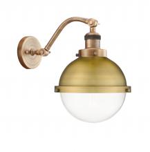 Innovations Lighting 515-1W-BB-HFS-82-BB - Hampden - 1 Light - 9 inch - Brushed Brass - Sconce