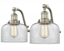 Innovations Lighting 515-2W-SN-G72-LED - Bell - 2 Light - 18 inch - Brushed Satin Nickel - Bath Vanity Light