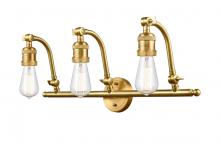 Innovations Lighting 515-3W-SG-LED - Double Swivel - 3 Light - 26 inch - Satin Gold - Bath Vanity Light