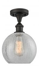 Innovations Lighting 516-1C-OB-G125 - Athens - 1 Light - 8 inch - Oil Rubbed Bronze - Semi-Flush Mount