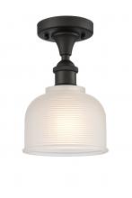 Innovations Lighting 516-1C-OB-G411-LED - Dayton - 1 Light - 6 inch - Oil Rubbed Bronze - Semi-Flush Mount