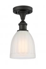  516-1C-OB-G441 - Brookfield - 1 Light - 6 inch - Oil Rubbed Bronze - Semi-Flush Mount