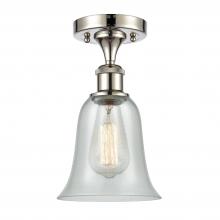 Innovations Lighting 516-1C-PN-G2812-LED - Hanover - 1 Light - 6 inch - Polished Nickel - Semi-Flush Mount