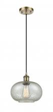 Innovations Lighting 516-1P-AB-G249-LED - Gorham - 1 Light - 10 inch - Antique Brass - Cord hung - Mini Pendant