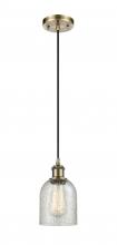 Innovations Lighting 516-1P-AB-G259-LED - Caledonia - 1 Light - 5 inch - Antique Brass - Cord hung - Mini Pendant