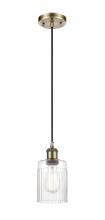 Innovations Lighting 516-1P-AB-G342-LED - Hadley - 1 Light - 5 inch - Antique Brass - Cord hung - Mini Pendant