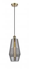 Innovations Lighting 516-1P-AB-G683-7 - Windham - 1 Light - 7 inch - Antique Brass - Cord hung - Mini Pendant