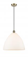 Innovations Lighting 516-1P-AB-GBD-161 - Bristol - 1 Light - 16 inch - Antique Brass - Cord hung - Pendant