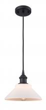 Innovations Lighting 516-1P-BK-G131 - Orwell - 1 Light - 8 inch - Matte Black - Cord hung - Mini Pendant