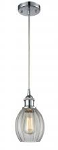  516-1P-PC-G82 - Eaton - 1 Light - 6 inch - Polished Chrome - Cord hung - Mini Pendant