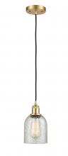  516-1P-SG-G259 - Caledonia - 1 Light - 5 inch - Satin Gold - Cord hung - Mini Pendant