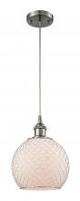 Innovations Lighting 516-1P-SN-G121-8CSN - Farmhouse Chicken Wire - 1 Light - 8 inch - Brushed Satin Nickel - Cord hung - Mini Pendant