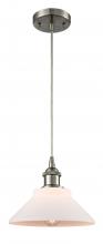 Innovations Lighting 516-1P-SN-G131-LED - Orwell - 1 Light - 8 inch - Brushed Satin Nickel - Cord hung - Mini Pendant