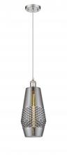  516-1P-SN-G683-7 - Windham - 1 Light - 7 inch - Brushed Satin Nickel - Cord hung - Mini Pendant