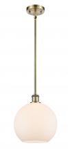 Innovations Lighting 516-1S-AB-G121-10 - Athens - 1 Light - 10 inch - Antique Brass - Mini Pendant