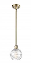 Innovations Lighting 516-1S-AB-G1213-6 - Athens Deco Swirl - 1 Light - 6 inch - Antique Brass - Mini Pendant