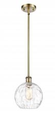 Innovations Lighting 516-1S-AB-G1215-8 - Athens Water Glass - 1 Light - 8 inch - Antique Brass - Mini Pendant