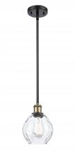  516-1S-BAB-G362 - Waverly - 1 Light - 6 inch - Black Antique Brass - Mini Pendant