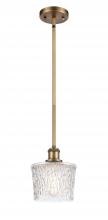  516-1S-BB-G402 - Niagara - 1 Light - 7 inch - Brushed Brass - Mini Pendant