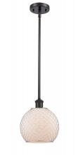 Innovations Lighting 516-1S-OB-G121-8CSN - Farmhouse Chicken Wire - 1 Light - 8 inch - Oil Rubbed Bronze - Mini Pendant