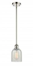  516-1S-PN-G2511 - Caledonia - 1 Light - 5 inch - Polished Nickel - Mini Pendant